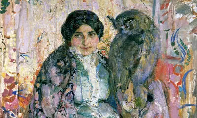 Александр Савинов. Женщина с филином. 1907