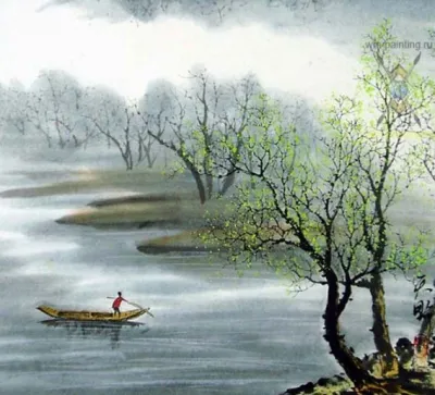 Весна. Художник Тиан Вы