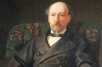  Н.Н. Ге. Портрет Н.А. Некрасова. 1872 год