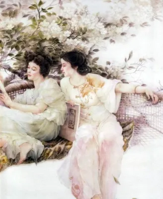 Работа китайской художницы Ji Shuwen