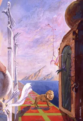 Виктор Орловский. Фрагмент картины «Аллегория юности»