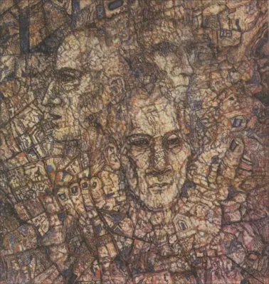 Павел Филонов. «Три лица». 1925 г.