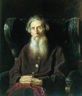Портрет В. Даля кисти В. Перова (1872)