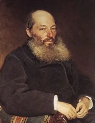 Ф. Фет. Портрет работы И. Репина