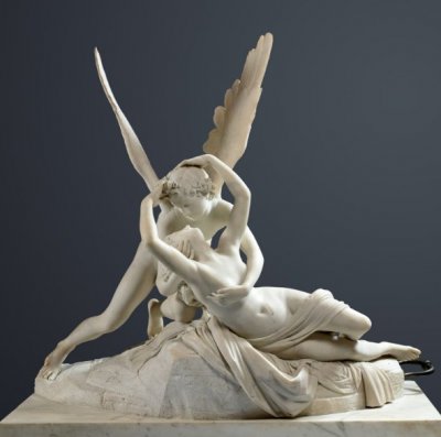 Психея, оживляемая поцелуем Амура. Антонио Канова, 1787 г. Лувр