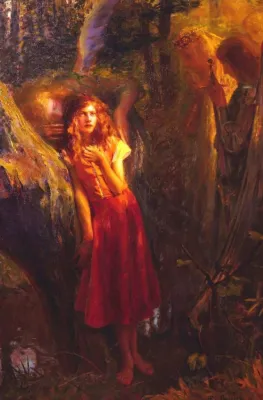 Joan of Arc, la Prédestinée, c. 1909 by Gaston Bussiere (1862-1928)