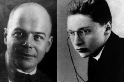 Виктор Шкловский и Роман Якобсон