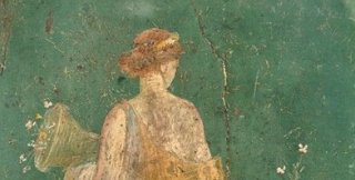 Флора (Весна) или Диана. Фрагмент фрески из Стабий. 1 в. до н.э..