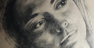 Ксения Баринова. Портрет девушки с грустным взглядом