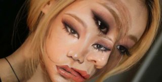 Макияж-иллюзия Дейн Юн