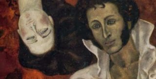 Пушкин и Керн. Худ. Виктор Попков, 1974