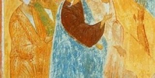 Дионисий. Проклятие смоковницы. Фреска собора Рождества Богородицы Ферапонтова монастыря, 1502 г.