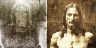 ИИ нарисовал портрет Иисуса Христа на основании Туринской плащаницы
