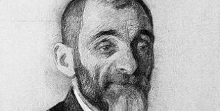 Лев Шестов. Рисунок Леонида Пастернака. 1921 год