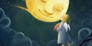 Цифровая живопись Мелани Си. «Спокойной ночи, миссис Луна»