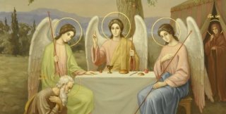 Троица Ветхозаветная, Гостеприимство Авраама