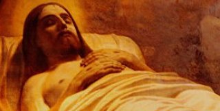 Фрагмент картины Карла Брюллова Христос во гробе