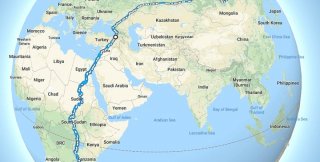 Самая длинная дорога в мире - 22 387 км